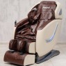 Массажное электрическое кресло XZERO Y9 SL Premium White+Brown кресло для отдыха с массажем