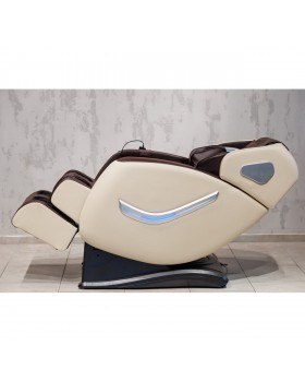 Массажное электрическое кресло XZERO Y9 SL Premium White+Brown кресло для отдыха с массажем-foto5