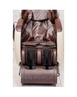 Массажное электрическое кресло XZERO Y9 SL Premium White+Brown кресло для отдыха с массажем-foto7