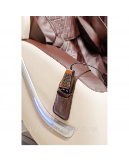 Массажное электрическое кресло XZERO Y9 SL Premium White+Brown кресло для отдыха с массажем-foto9
