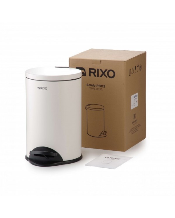 Відро для сміття з педаллю Rixo Solido PB112W