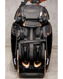 Раскладное массажное кресло Manzoku Helios Black с функцией вытягивания позвоночника-foto4