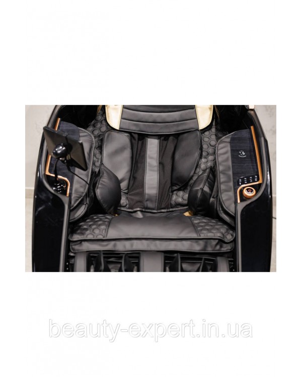 Раскладное массажное кресло Manzoku Helios Black с функцией вытягивания позвоночника Раскладное массажное кресло Manzoku Helios Black с функцией вытягивания позвоночника