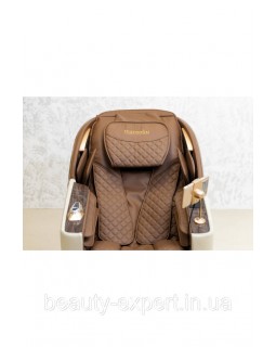 Массажное кресло Manzoku Credo3D Pro Brown с функцией невесомости 6 массажных техник-foto7