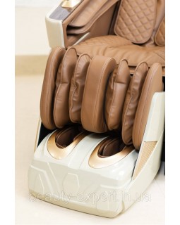 Массажное кресло Manzoku Credo3D Pro Brown с функцией невесомости 6 массажных техник-foto8