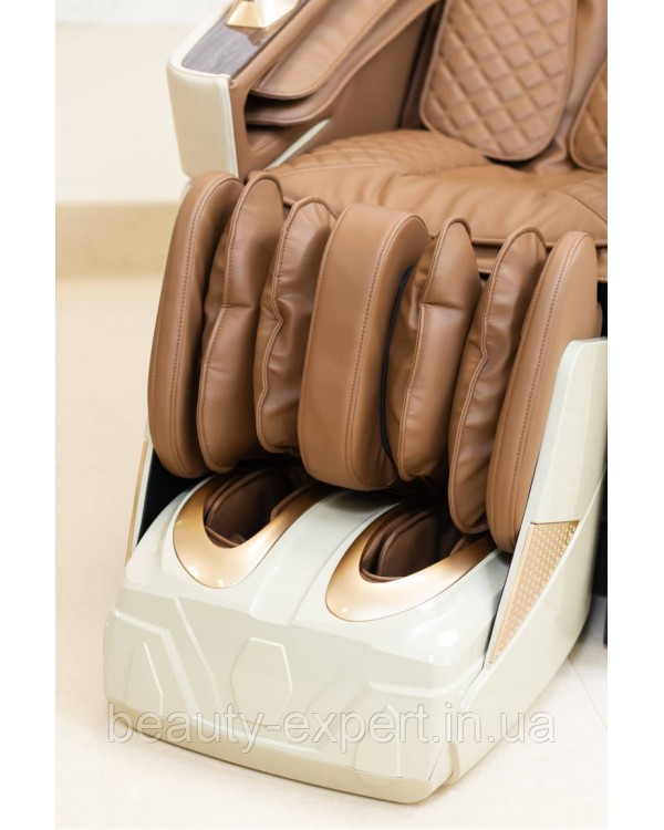 Массажное кресло Manzoku Credo3D Pro Brown с функцией невесомости 6 массажных техник