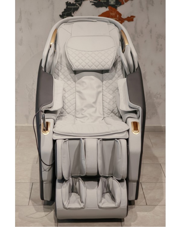 Крісло масажне Manzoku Aqua Gray для комфортного відпочинку з масажем для ваги користувача до 130 кг Крісло масажне Manzoku Aqua Gray для комфортного відпочинку з масажем для ваги користувача до 130 кг