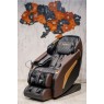 Масажне крісло Manzoku Aqua Brown розкладне крісло з масажем з функцією Zero-Gravity