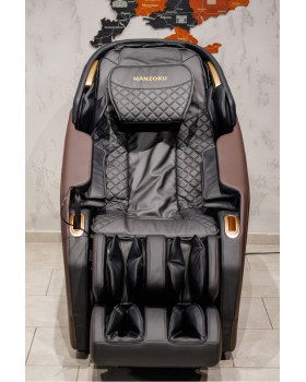 Масажне крісло Manzoku Aqua Brown розкладне крісло з масажем з функцією Zero-Gravity-foto3