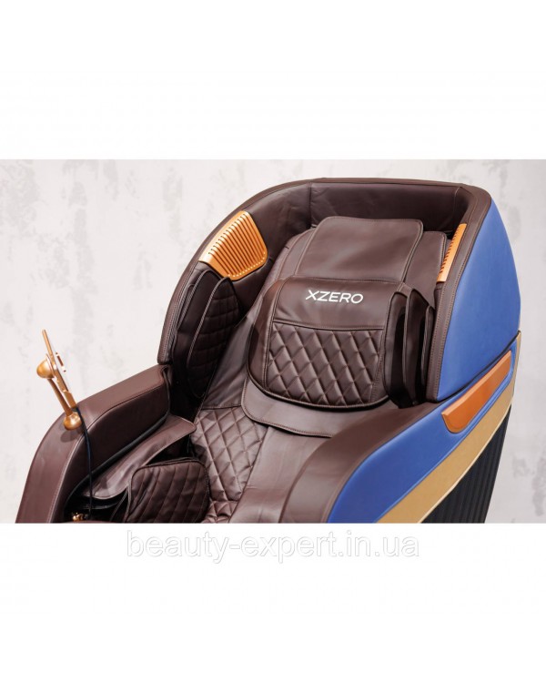 Масажне розкладне крісло XZERO LS 35 4D Blue крісло з масажем з функцією автоматичного визначення форми тіла Масажне розкладне крісло XZERO LS 35 4D Blue крісло з масажем з функцією автоматичного визначення форми тіла