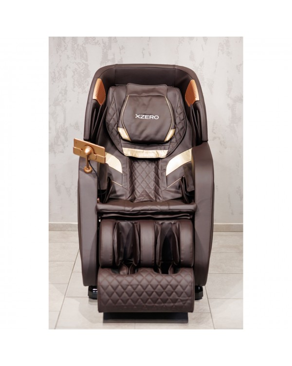 Масажне крісло XZERO LS 35 4D Brown крісло для відпочинку 8 режимів масажу Масажне крісло XZERO LS 35 4D Brown крісло для відпочинку 8 режимів масажу