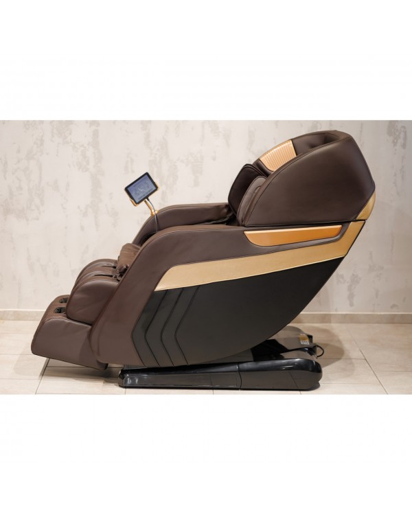 Масажне крісло XZERO LS 35 4D Brown крісло для відпочинку 8 режимів масажу Масажне крісло XZERO LS 35 4D Brown крісло для відпочинку 8 режимів масажу
