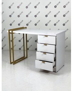 Однотумбовый маникюрный стол MELISA Loft стол для маникюрного кабинета  VM160