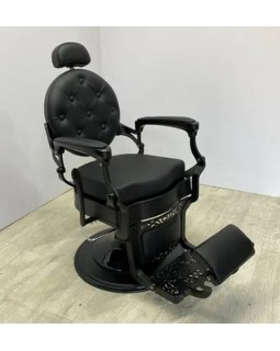 Midnight Monarch Black Перукарське Барбер крісло на гідравліці для чоловічої стрижки в барбершоп-foto3