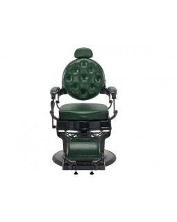 Парикмахерское кресло с откидной спинкой и подголовником для Barber Shop Midnight Monarch Green-foto4