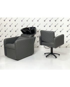 Парикмахерская комплект мебели 2в1 Polo Premium: парикмахерская мойка и кресло-foto3