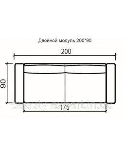 MAGNUM Comfort Plus — двомісний диван для офісу та зони очікування (200 см)-foto7