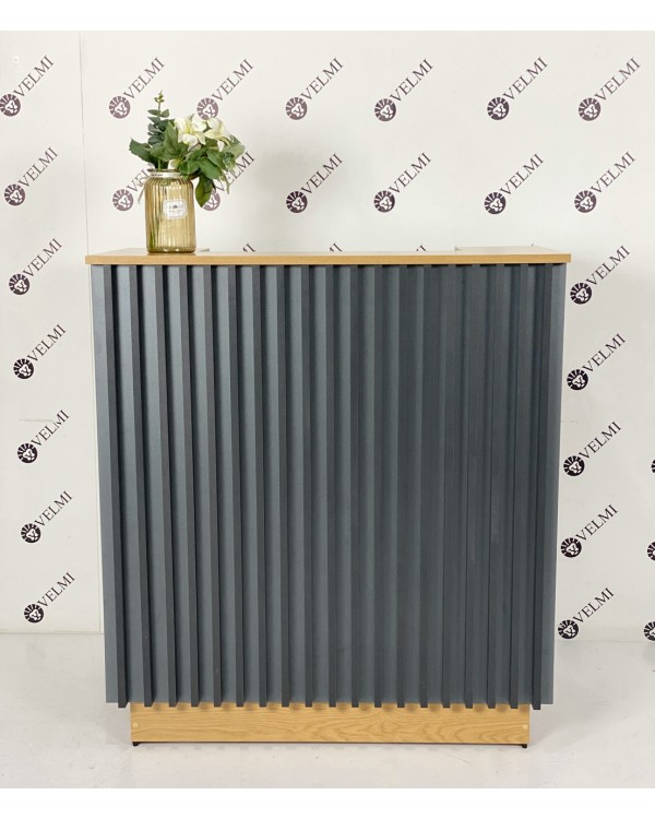Ресепшн Стійка адміністратора для офісу Lusil 100×110×53 см Приймальна адміністративна зона для бьюті салону Ресепшн Стійка адміністратора для офісу Lusil 100×110×53 см Приймальна адміністративна зона для бьюті салону