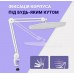 Настільна яскрава LED лампа 40 Вт для манікюру для нарощування вій з регулюванням яскравості мод. LED-1 DS Настільна яскрава LED лампа 40 Вт для манікюру для нарощування вій з регулюванням яскравості мод. LED-1 DS