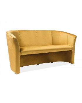 Стильна софа TM-3 VELVET Каррі (BL.68) ідеальний м'який диван для салону офісу та вітальні Стильна софа TM-3 VELVET Каррі (BL.68) ідеальний м'який диван для салону офісу та вітальні