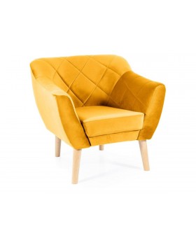 Комфортне крісло KARO 1 VELVET карі BL.68 велюр/бук стильне крісло для вітальні та офісу Комфортне крісло KARO 1 VELVET карі BL.68 велюр/бук стильне крісло для вітальні та офісу