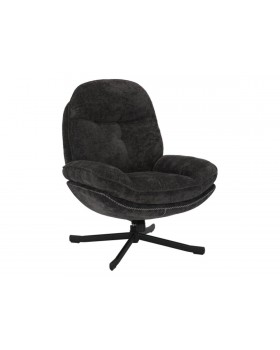 М'яке поворотне крісло HARPER з механізмом TILT чорне (Тк.242) крісло для салону краси офісу холу