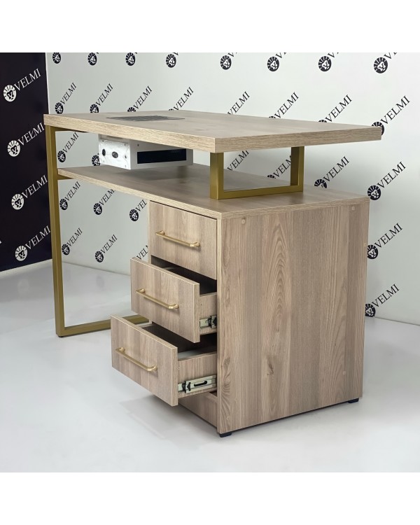 Манікюрний стіл однотумбовий Loft AURA: 110*80*50 см компактний столик для майстра манікюру VM163 Манікюрний стіл однотумбовий Loft AURA: 110*80*50 см компактний столик для майстра манікюру VM163