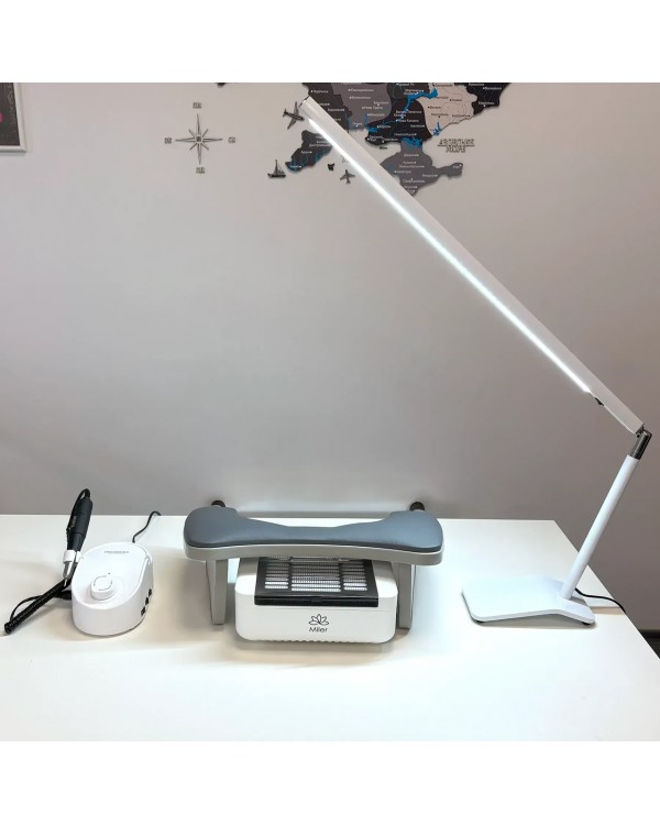 Гибкая настольная лампа FlexiLight 6028-2, 14 Вт идеальна для маникюра визажа офиса учебы Гибкая настольная лампа FlexiLight 6028-2, 14 Вт идеальна для маникюра визажа офиса учебы