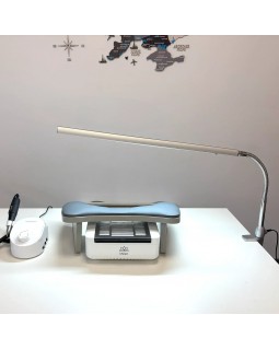 Поворотная LED-лампа Flexi-Arm 6028 с зажимом, 8 Вт для мастеров косметологов студентов офиса-foto4
