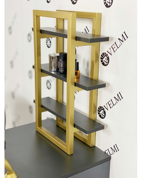 Полиця-вітрина SIMPLE Loft для столу майстра манікюру Настільна стійка для косметики та бьюті-продуктів VM625 Полиця-вітрина SIMPLE Loft для столу майстра манікюру Настільна стійка для косметики та бьюті-продуктів VM625