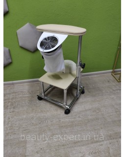 Вытяжка и подставка для педикюра Tertio 6 PLUS V: функциональный комплект для мастера Вытяжка и подставка для педикюра Tertio 6 PLUS V: функциональный комплект для мастера