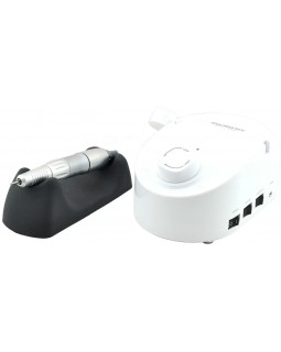 Професійний фрезер для манікюру Micro-NX 201n білий з легкою металевою ручкою 100Q і обдувом
