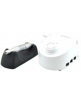 Профессиональный фрезер для маникюра Micro-NX 201n белый с легкой металлической ручкой 100Q и обдувом Профессиональный фрезер для маникюра Micro-NX 201n белый с легкой металлической ручкой 100Q и обдувом