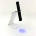 Аккумуляторный УФ-фонарик Nisima для маникюра черный с подставкой и USB зарядкой Аккумуляторный УФ-фонарик Nisima для маникюра черный с подставкой и USB зарядкой
