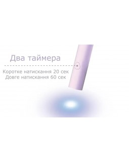 Ультрафиолетовый светодиодный фонарик для ногтей (красный) с подставкой и аккумулятором-foto4