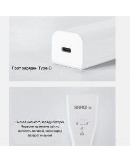 Мини LED/UV лампа для маникюра Snrqi K6 9 Вт портативная с аккумулятором и таймером 10/30/60 сек-foto5
