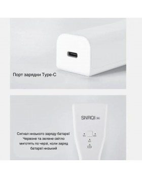 Мини LED/UV лампа для маникюра Snrqi K6 9 Вт портативная с аккумулятором и таймером 10/30/60 сек-foto5