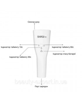 Мини LED/UV лампа для маникюра Snrqi K6 9 Вт портативная с аккумулятором и таймером 10/30/60 сек-foto7