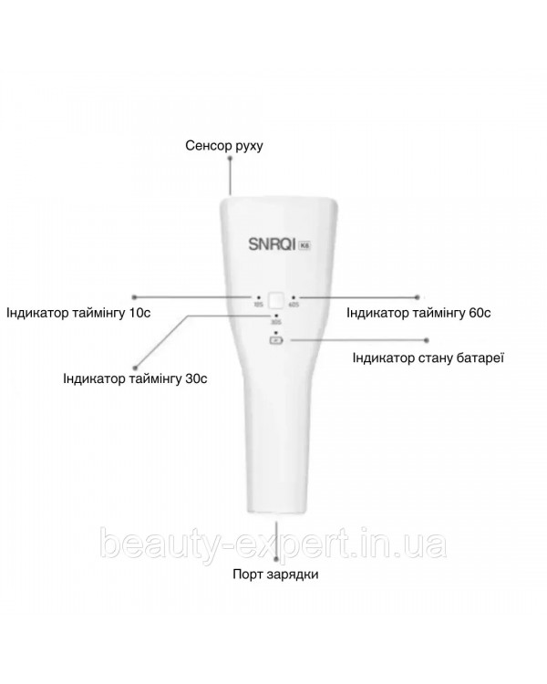 Мини LED/UV лампа для маникюра Snrqi K6 9 Вт портативная с аккумулятором и таймером 10/30/60 сек Мини LED/UV лампа для маникюра Snrqi K6 9 Вт портативная с аккумулятором и таймером 10/30/60 сек