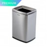 Корзина для мусора 20 л напольная/настенная из нержавеющей стали Rixo Solido WB020S