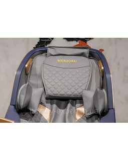 Кресло с массажем Manzoku Simbol Grey массажное кресло с функцией невесомости и роликовым массажем стоп-foto7