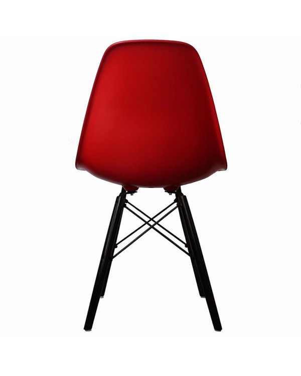 Стілець ТАУЕР ВУД червоний пластиковий стілець для кухні та домашнього кабінету Стілець ТАУЕР ВУД червоний пластиковий стілець для кухні та домашнього кабінету