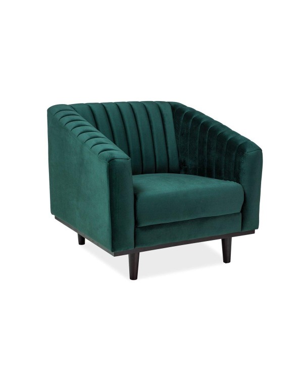 Крісло для клієнтів ASPREY 1 VELVET BL.78 ніжки венге Широке м'яке крісло для зони очікування Крісло для клієнтів ASPREY 1 VELVET BL.78 ніжки венге Широке м'яке крісло для зони очікування
