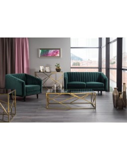 Крісло для клієнтів ASPREY 1 VELVET BL.78 ніжки венге Широке м'яке крісло для зони очікування-foto6