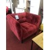 М'яке крісло для клієнтів CASTELLO 1 VELVET BL.59 крісло очікування для кабінету офісу салону