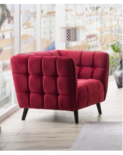 М'яке крісло для клієнтів CASTELLO 1 VELVET BL.59 крісло очікування для кабінету офісу салону-foto5