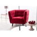 М'яке крісло для клієнтів CASTELLO 1 VELVET BL.59 крісло очікування для кабінету офісу салону