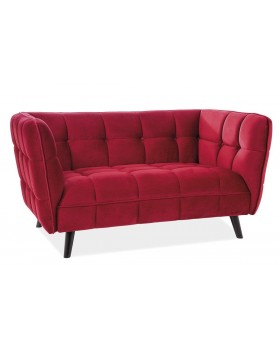 Сучасний диван для очікування CASTELLO 2 VELVET BL.59 з ніжками венге двомісний для клієнтів Сучасний диван для очікування CASTELLO 2 VELVET BL.59 з ніжками венге двомісний для клієнтів