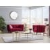 Сучасний диван для очікування CASTELLO 2 VELVET BL.59 з ніжками венге двомісний для клієнтів Сучасний диван для очікування CASTELLO 2 VELVET BL.59 з ніжками венге двомісний для клієнтів