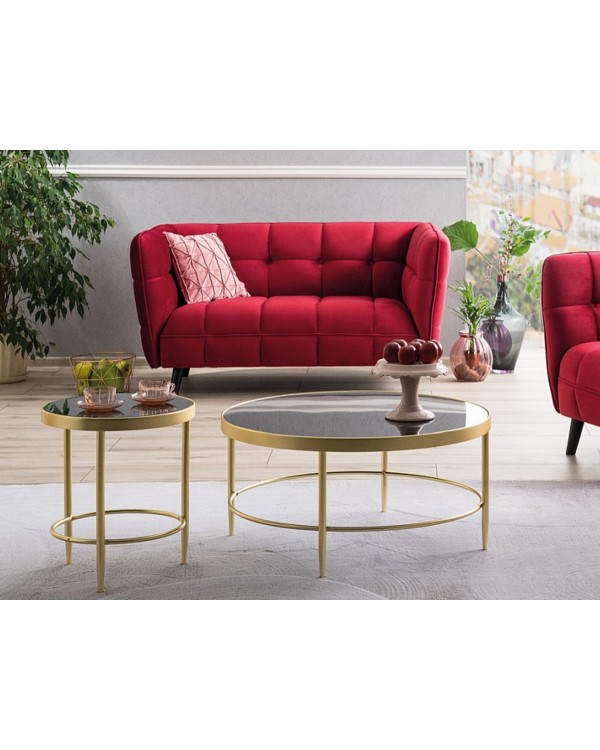 Сучасний диван для очікування CASTELLO 2 VELVET BL.59 з ніжками венге двомісний для клієнтів Сучасний диван для очікування CASTELLO 2 VELVET BL.59 з ніжками венге двомісний для клієнтів